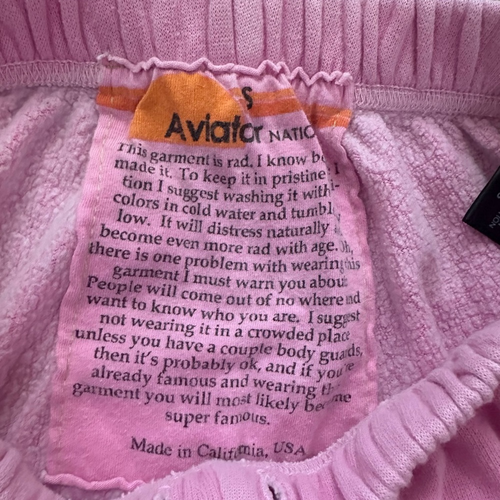 aviator nation sweatpants size small